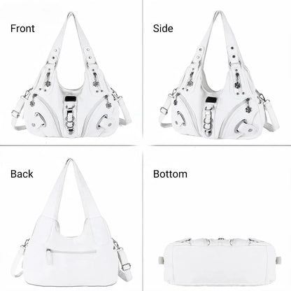 vintage studded hobo bag