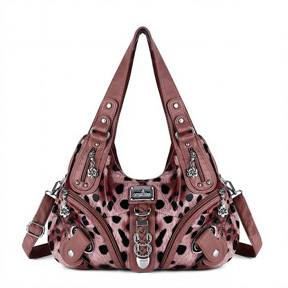 vintage studded hobo bag