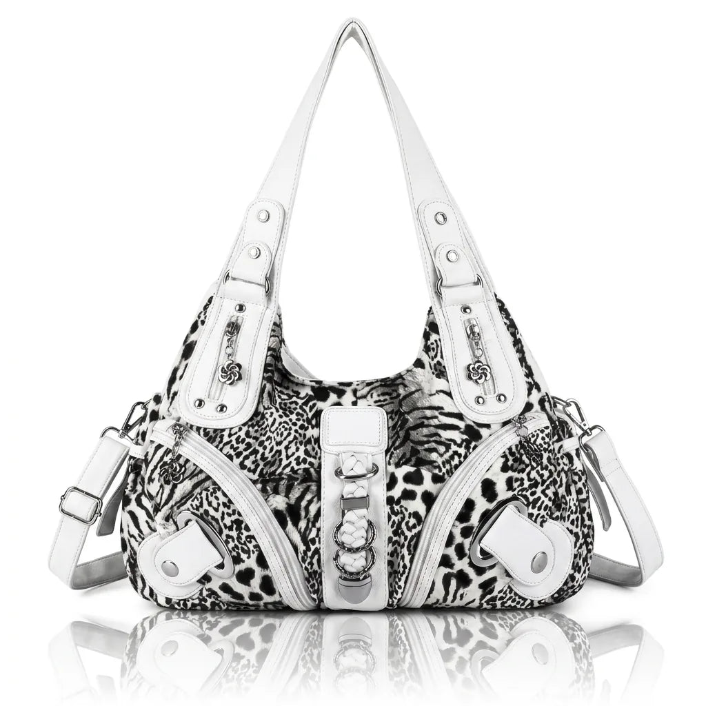 vintage studded hobo bag