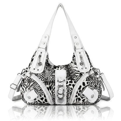 vintage studded hobo bag