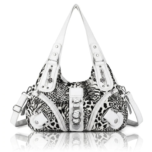 vintage studded hobo bag