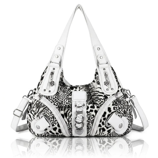 vintage studded hobo bag