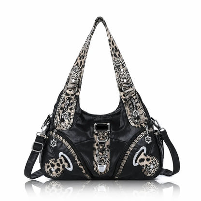 vintage studded hobo bag